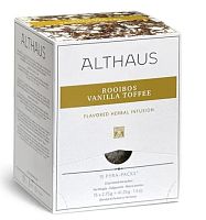 Чай травяной пакетированный Althaus Rooibush Vanilla Toffee 15х2.75г