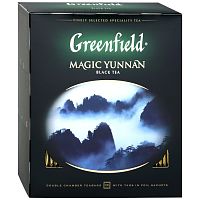 Чай в пакетиках Greenfield Magic Yunnan (Меджик Юньнань) чёрный 100х2 г арт.0583-09