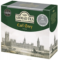 Чай черный Ahmad Tea Earl Grey (Эрл Грей) 40 пакетиков