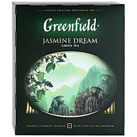 Чай в пакетиках Greenfield Jasmine Dream ароматизированный 100х2г арт.0586-09