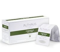 Чай зелёный пакетированный Althaus Gunpowder  Zhu Cha 15х4 г