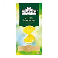 Чай черный Ahmad Tea Citrus Sensation (Цитрус Сенсейшн) с лимоном и лаймом 25 пакетиков
