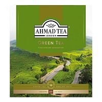 Зеленый чай Ahmad Tea 100 пакетиков