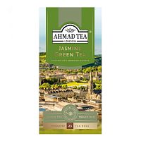 Зеленый чай Ahmad Tea Green Tea (с жасмином) 25 пакетиков