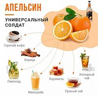 Сироп для кофе и коктейлей Davinci Gourmet Апельсин 1 л